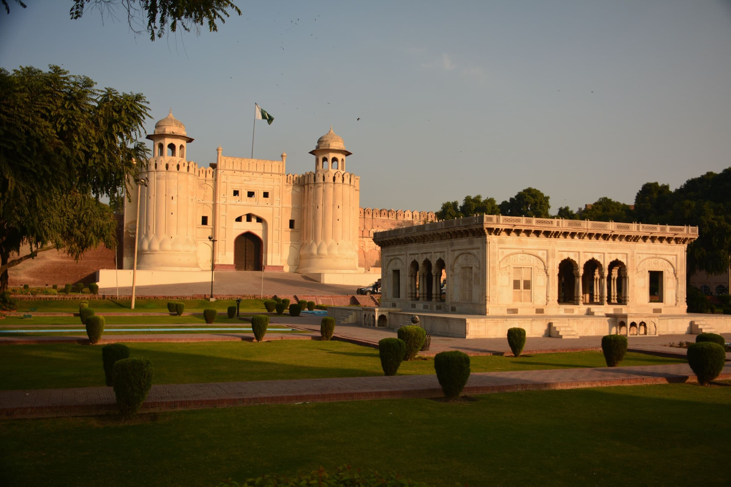 Historic architecture at Lahore Fort